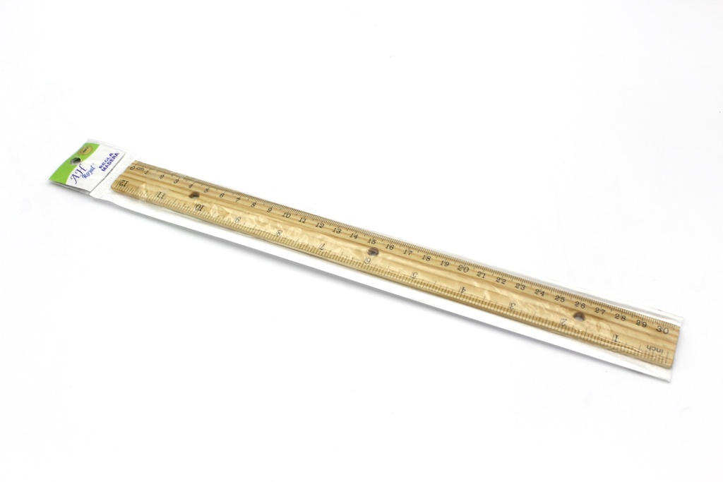 REGLA AH ROYAL DE MADERA 30CM [PAC10049-1882]