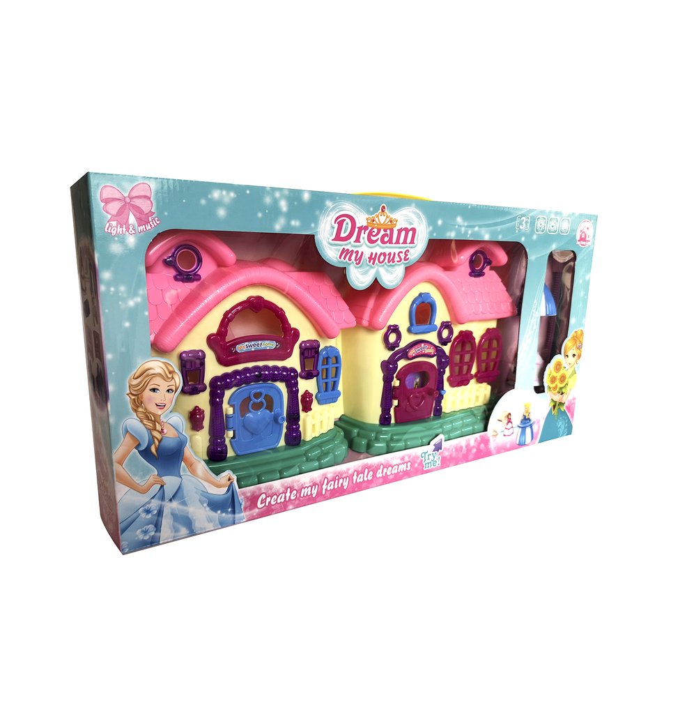 VILLA MUSICAL CON 2 MUÑECAS [BS899-28X]