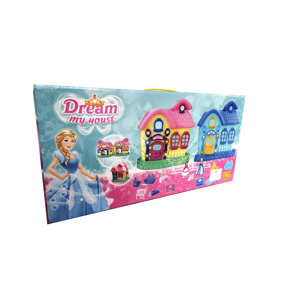 VILLA MUSICAL CON 2 MUÑECAS [BS899-28X]