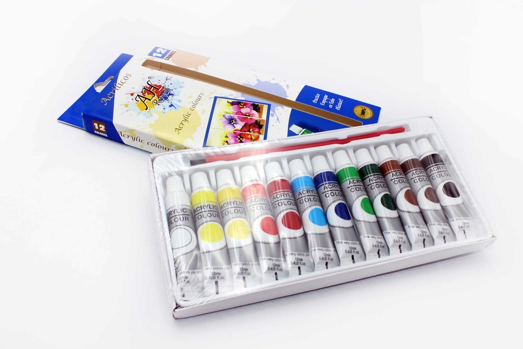 ACRILICO AH ROYAL-12 COLORES [PAC70059-4010]