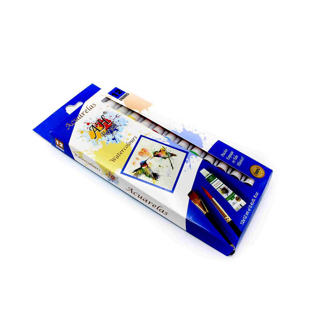 ACUARELA AH ROYAL-12 COLORES [PAC70058-4009]
