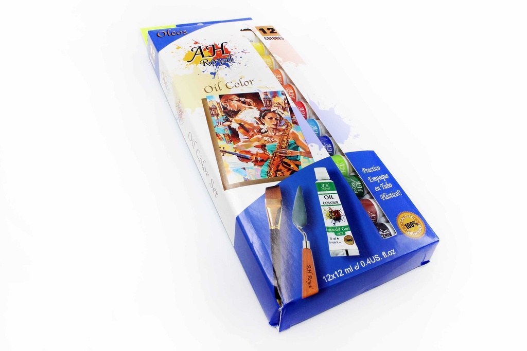 OLEO  AH ROYAL X 12 COLORES [PAC90369-1752]