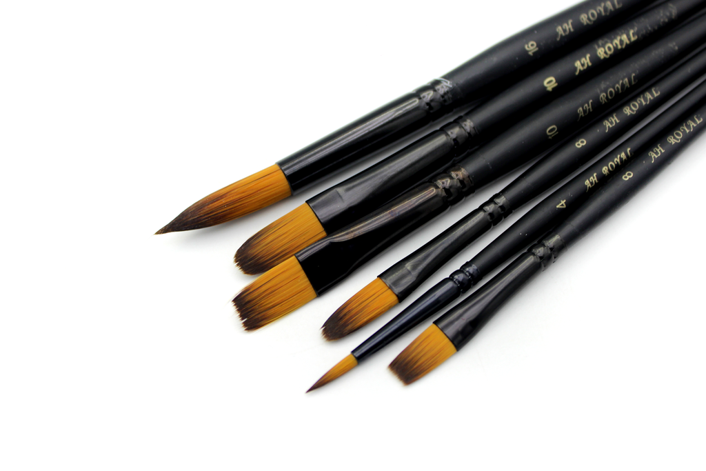 PINCEL AH ROYAL LINEA PREMIUM  NEGRO SURTIDOX6 UNIDADES [PAC90353-1006]
