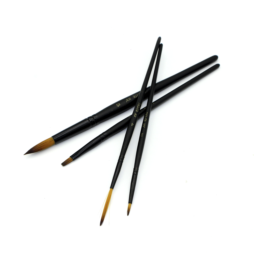 PINCEL AH ROYAL LINEA PREMIUM NEGRO SURTIDO  X4 UNIDADES [PAC90363-1069]