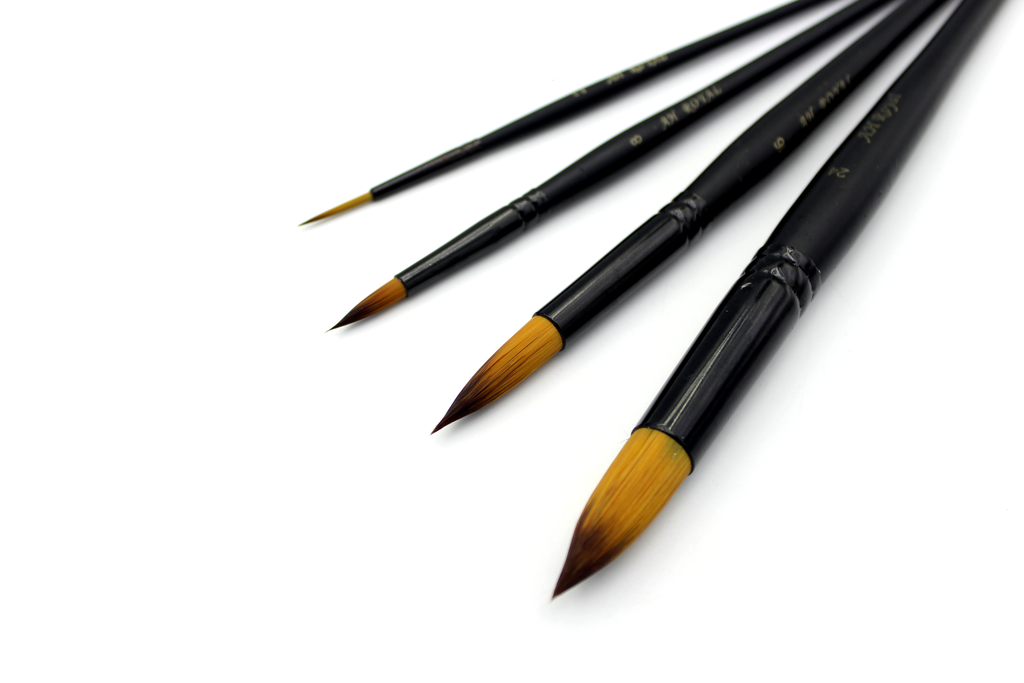 PINCEL AH ROYAL NEGRO LINEA PREMIUM SURTIDO X4 UNIDADES []