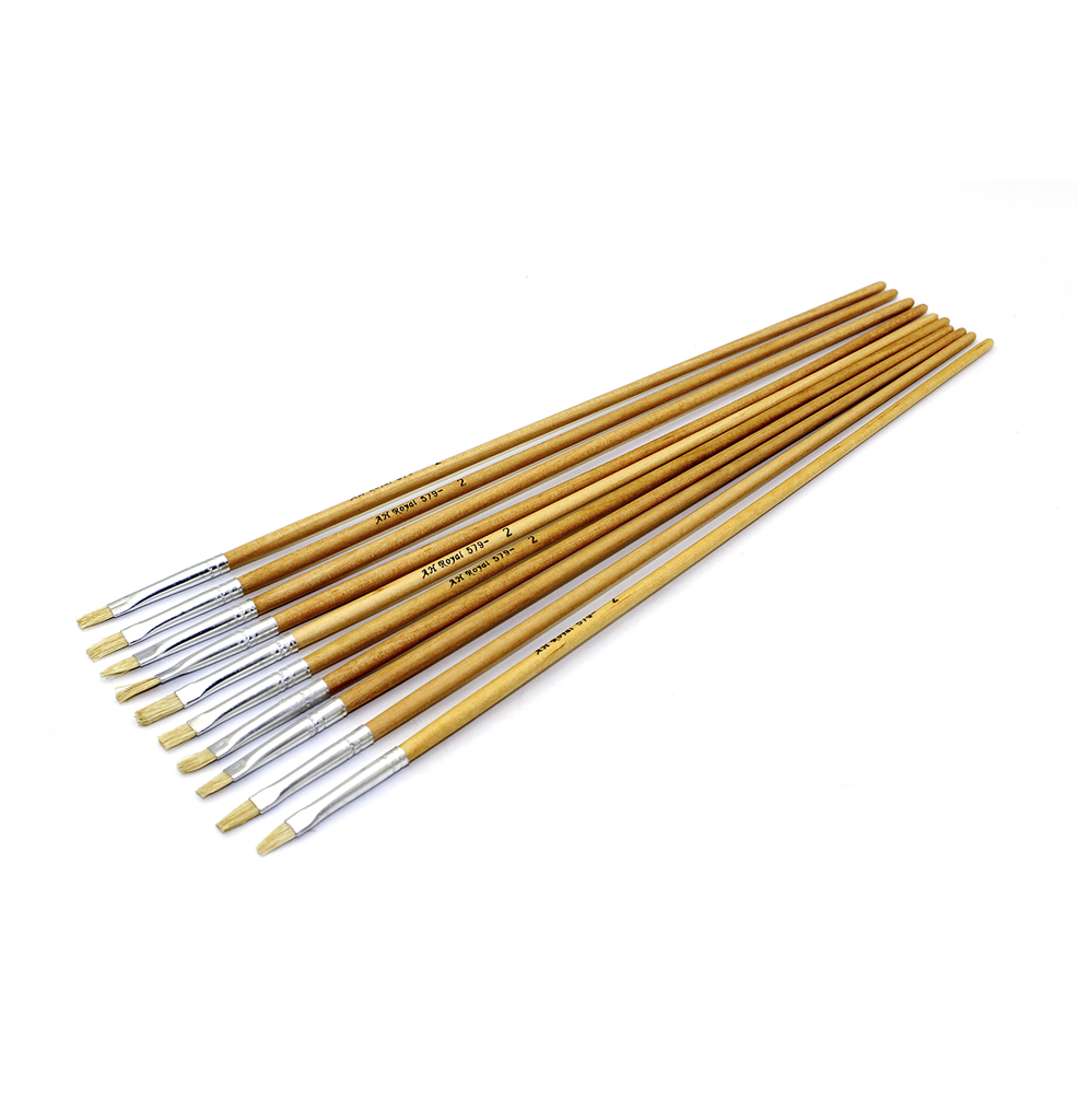 PINCEL CHINO AH ROYAL PLANO No. 2 X DOCENA [PAC80083-1699 / PAC20002-1699]