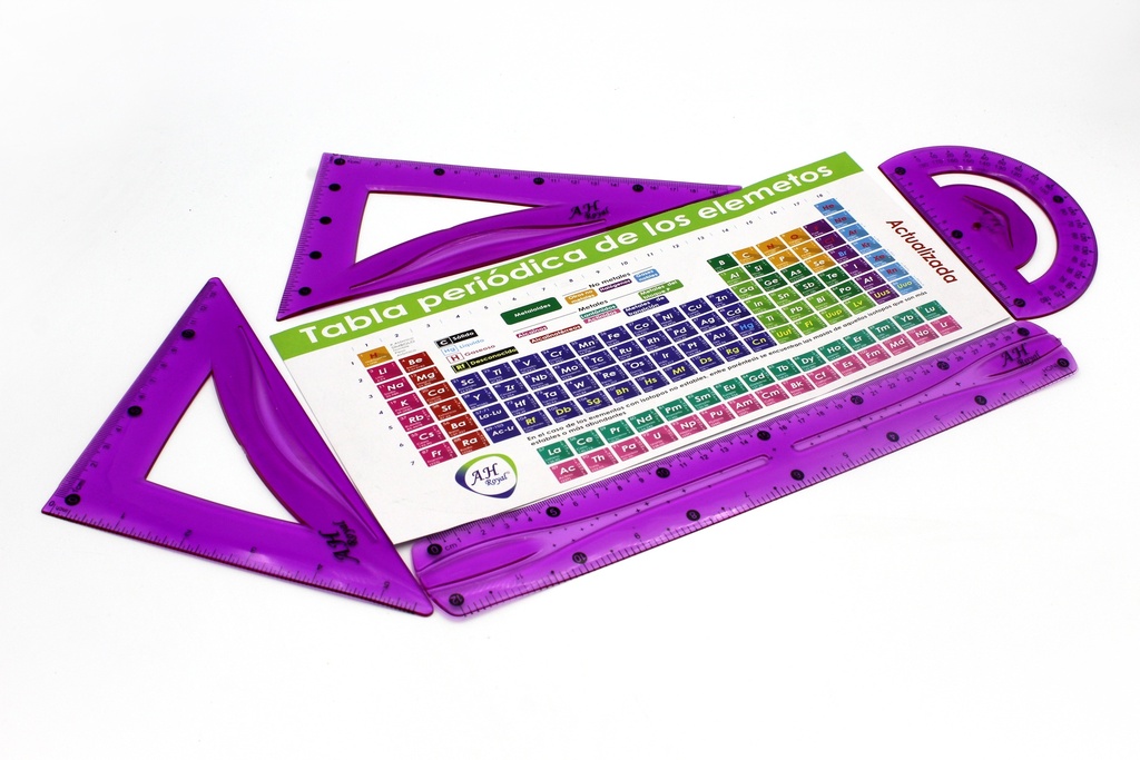 JUEGO GEOMETRICO AH ROYAL SILICONADO GRANDE CON TABLA PERIODICA [PAC70128-4098]