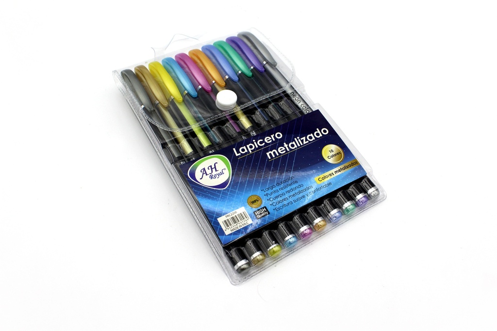 LAPICERO AH ROYAL METALIZADO X 10 PACA X 288 [PAC2208]