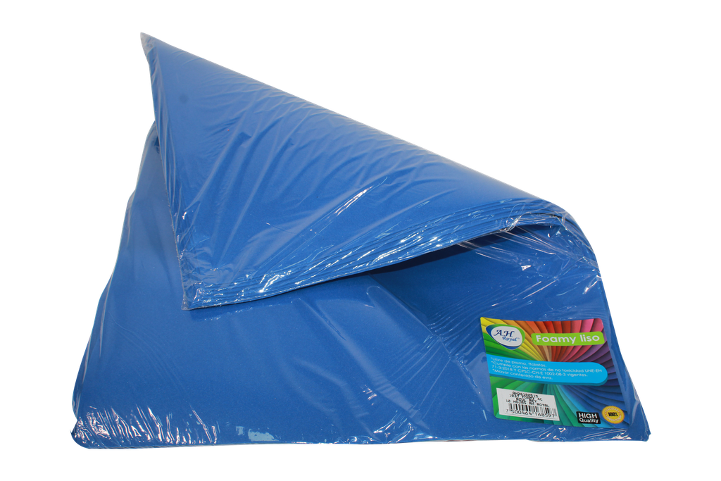 FOAMY 4 CARTA AH ROYAL AZUL REY (PAQUETE X10UNDS) [AH28100515/AH20100515/PAC40121 / PAC0020-1037]