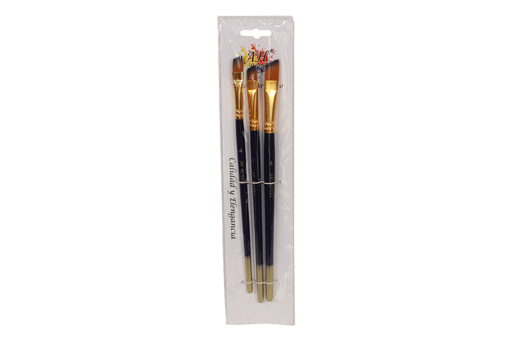 PINCEL AH ROYAL JUEGO HEXAGONAL X3 DISPLEY X10 No.4,6,8 [PAC20053-153]