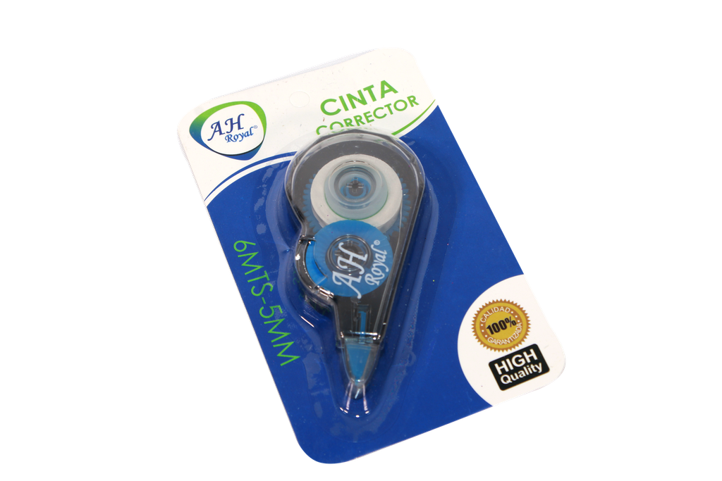 CINTA CORRECTOR AH ROYAL 5MM x 6MTS CAJA X 1152 UNDS [PAC60047-2045]