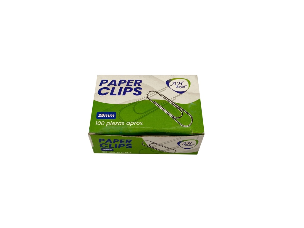 CLIP METALICO AH ROYAL  5/8 28 MM  EN CAJA PAC90439]