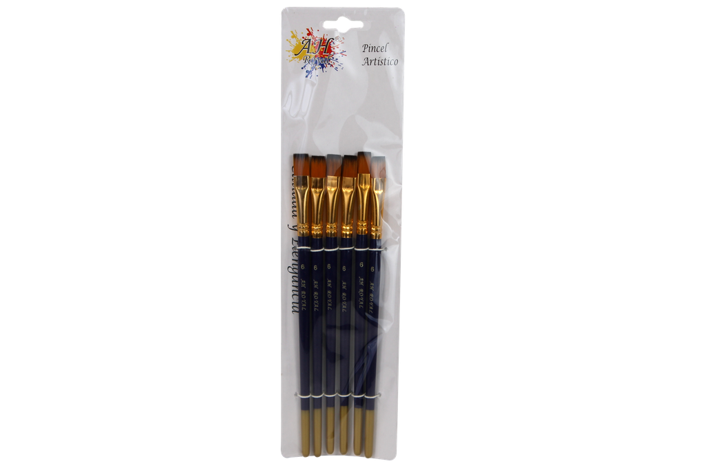 PINCEL AH ROYAL PLANO No. 6 X 6 DISPLEY X10 [PAC20039]