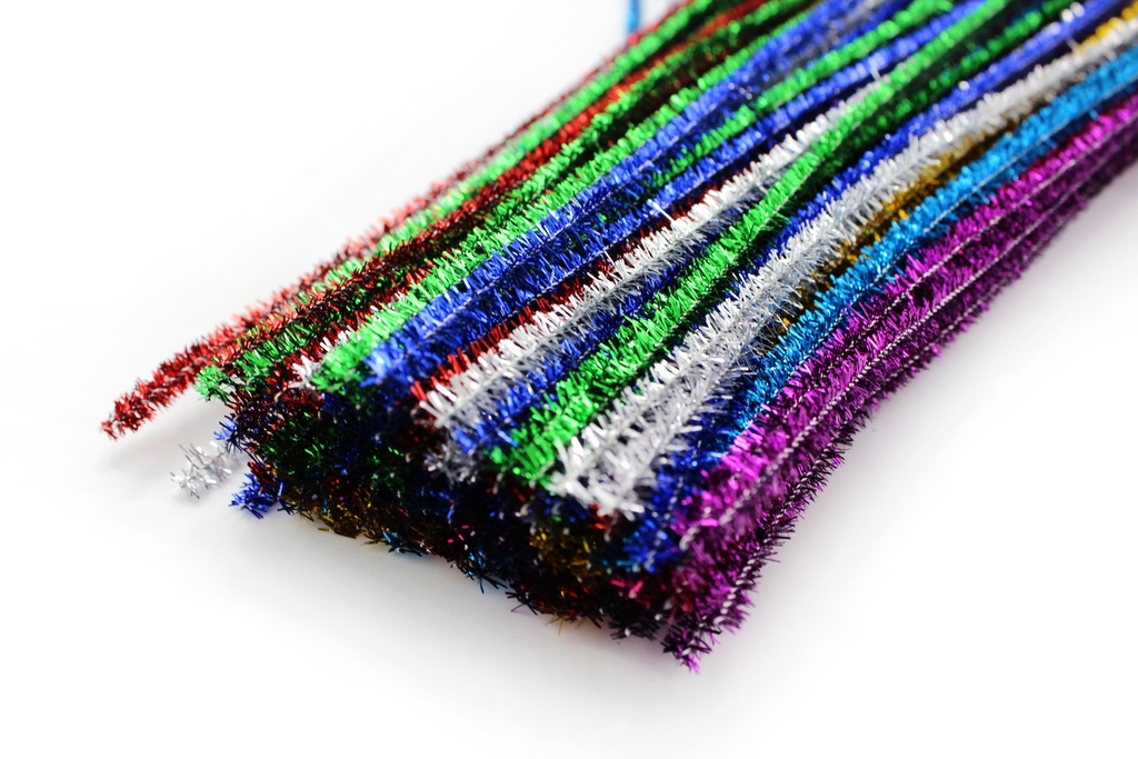 CHELINES BRILLANTES COLORES SURTIDOS X100 UNIDADES [PAC70386]