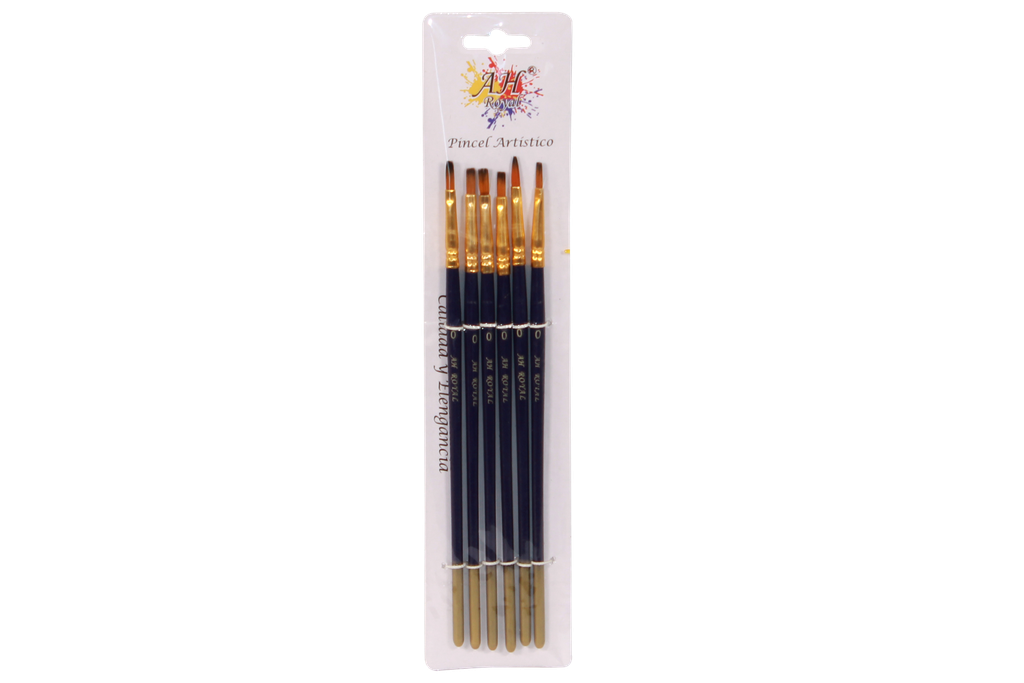PINCEL AH ROYAL PLANO No.0 X6 DISPLAY X10 [PAC20036]