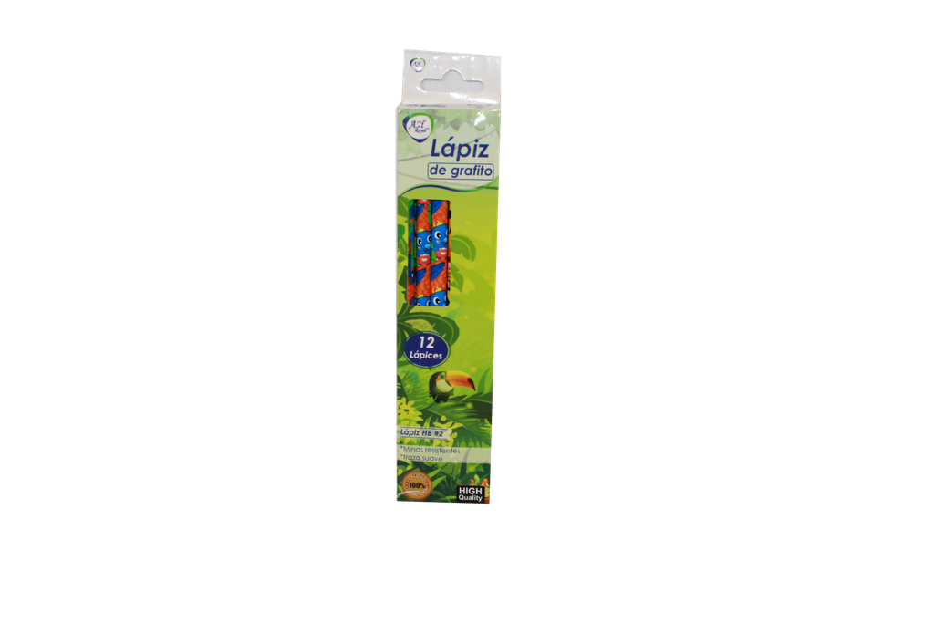 LAPIZ AH ROYAL ESTAMPADO HB No.2 CAJA X 240 DPS (DISPLAY X12UNDS)  [PAC2017]