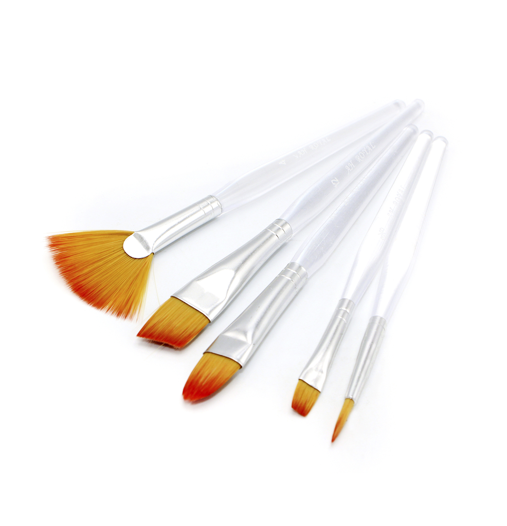 PINCEL AH ROYAL ACRILICO TRANSPARENTE JUEGO X5 PAQUETE X10 [PAC20084]