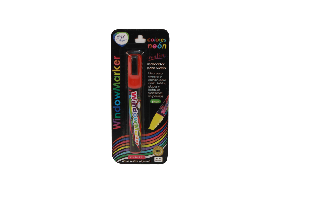 MARCADOR AH ROYAL PARA VENTANA CBM-209/1 ROJO 6 MM[PAC2584]