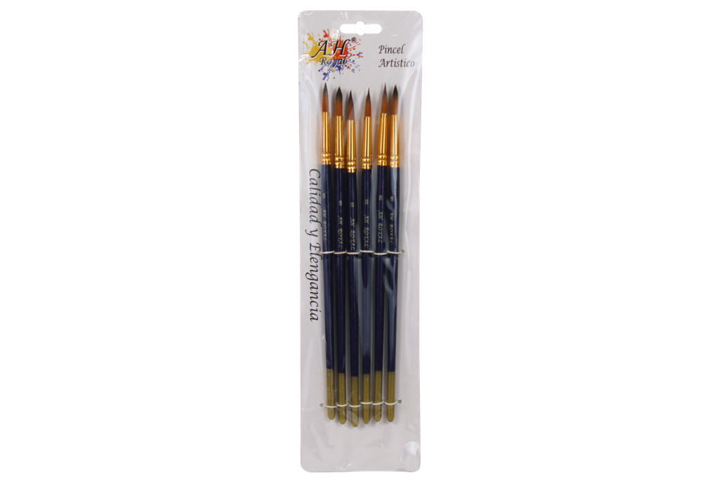 PINCEL AH ROYAL REDONDO No.8 X6 DISPLAY X10 [PAC20069-913]