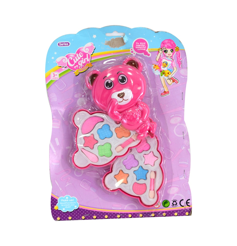 JUEGO DE MAQUILLAJE FIGURA OSO [B6893-5]