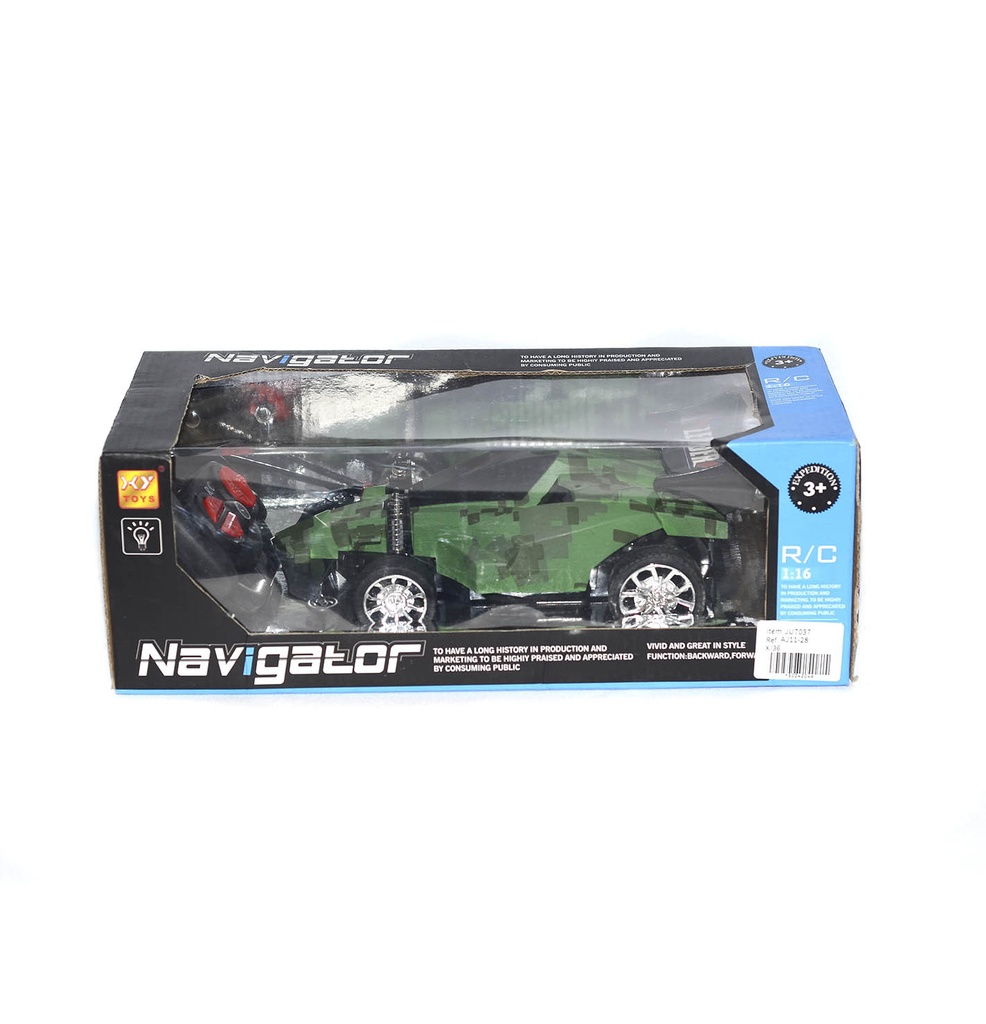 1:16R/C COCHE EJÉRCITO CON LUZ [AJ11-28]