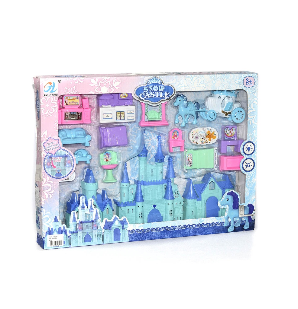 CASTILLO MUSICAL CON CAMA  [HW9612][C8]