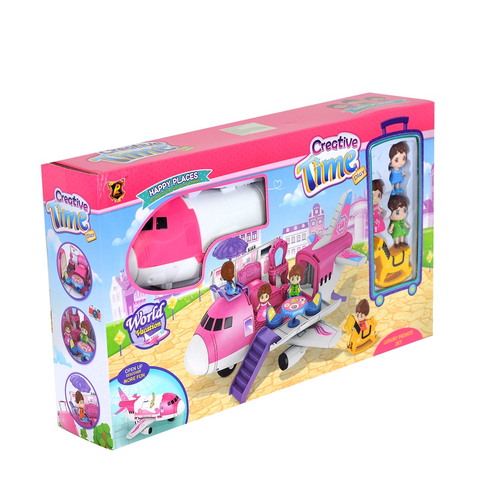 AVION INFANTIL CON MUÑECOS  [T013-A]