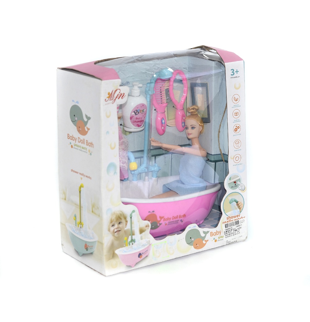 BAÑERA ELÉCTRICA CON MUÑECA [JN002-1]
