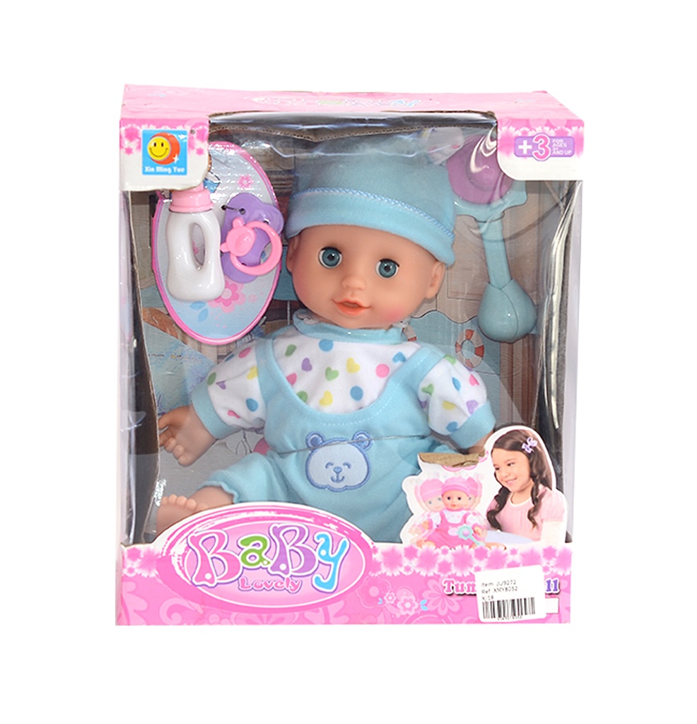 MUÑECA 16 PULGADAS B / CON 3 ACCESORIOS [XMY8052]