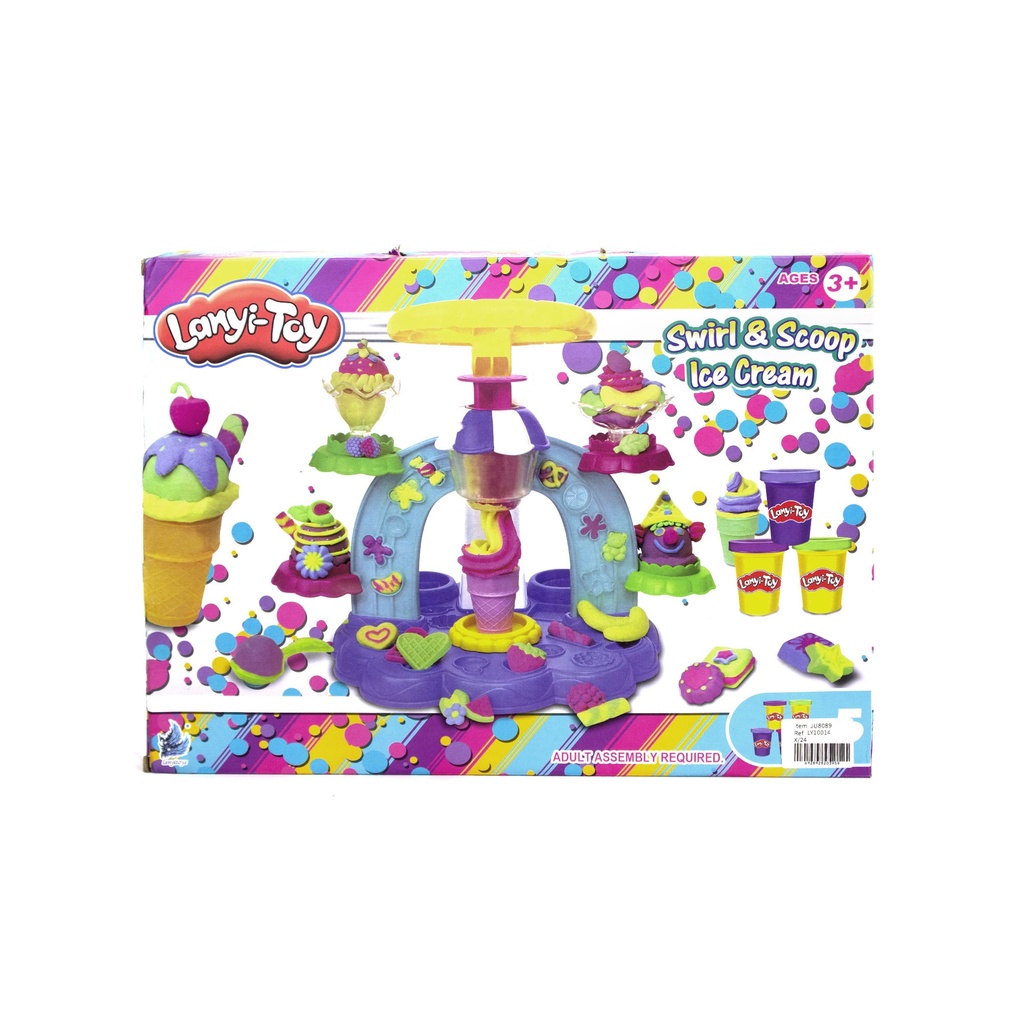 JUEGO DE ARCILLA FIGURA FABRICA DE HELADOS [LY10014]