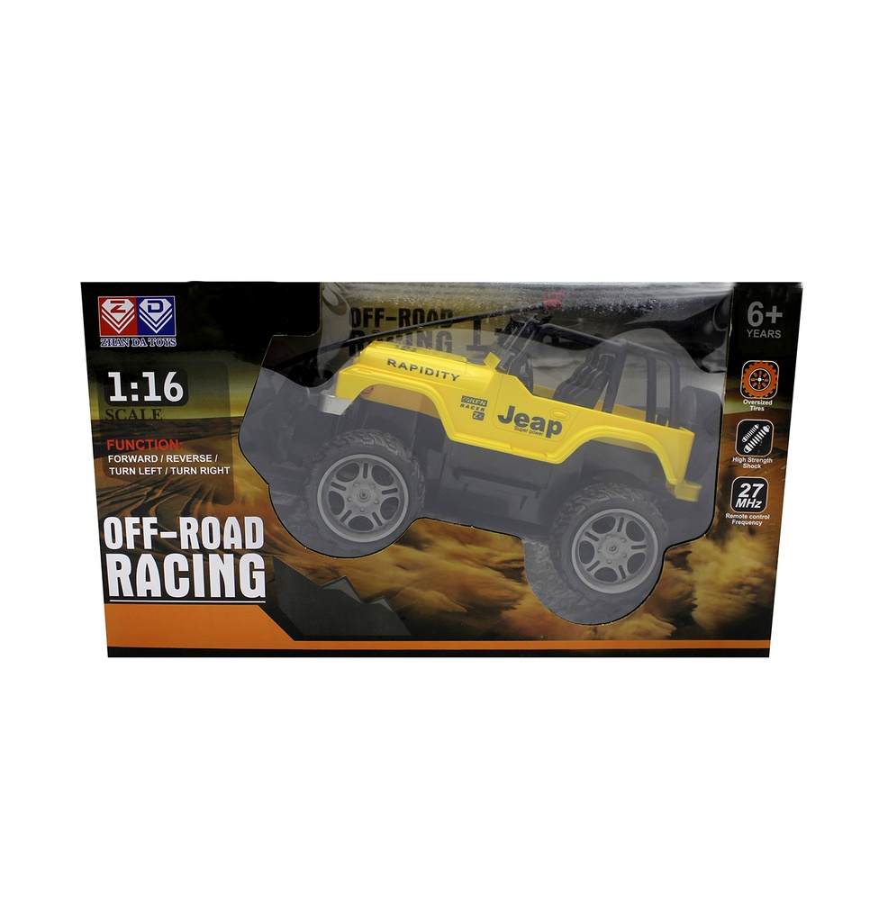 CARRO JEEP CON CONTROL REMOTO CAJA X 24 UNDS [008-D2]