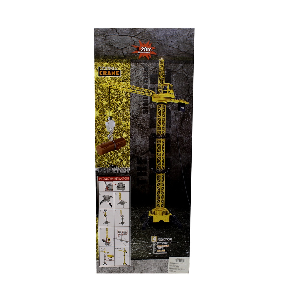 TORRE GRUA CON CONTROL REMOTO CAJA X10 UNDS [8054E]