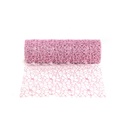 MALLA DE NAVIDAD  CON POLVO ROSA CAJA X 120 UNDS  [PAC2622]