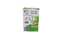 [PA3274] MARCADOR AH ROYAL BORRABLE BISELADO NEGRO -CAJA X 120 UND- (DISPLAY X10UNDS) [PAC70582-3274]