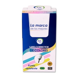 [PA815] CORRECTOR AH ROYAL DE COLORES X 7ML CAJA X 48 (DISPLAY X 12UNDS) [AS241/12]