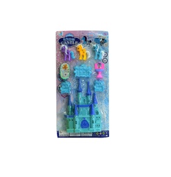 [JU8336] CASTILLO MUSICAL CON 3 CABALLOS PONY [9436]