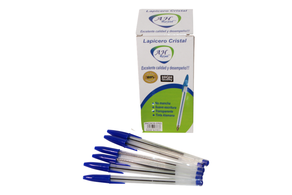 LAPICERO AH ROYAL CRISTAL (DISPLEY X 50UND)  AZUL 934 [PAC2416 / PAC70074-3763]
