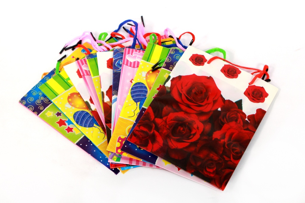 BOLSA DE REGALO TRASLUCIDA 24*18*7 CM PLASTICA No.2 [PAC80010-4145]