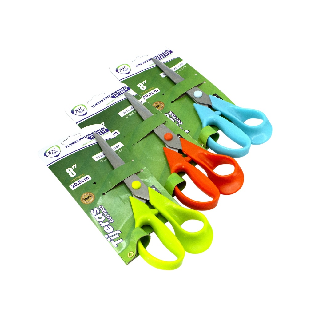 TIJERA 8" AH ROYAL  MANGO DURO PARA TELA [PAC30007-3062]