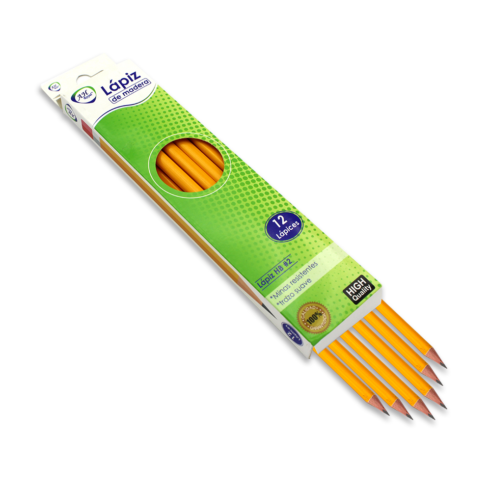 LAPIZ AH ROYAL AMARILLO HB-2 (DISP. X 12UNDS) PACA X 240 DC [PAC2016/PAC30074]