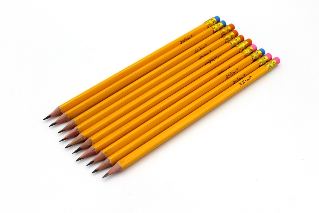 LAPIZ AH ROYAL AMARILLO HB-2 (DISP. X 12UNDS) PACA X 240 DC [PAC2016/PAC30074]