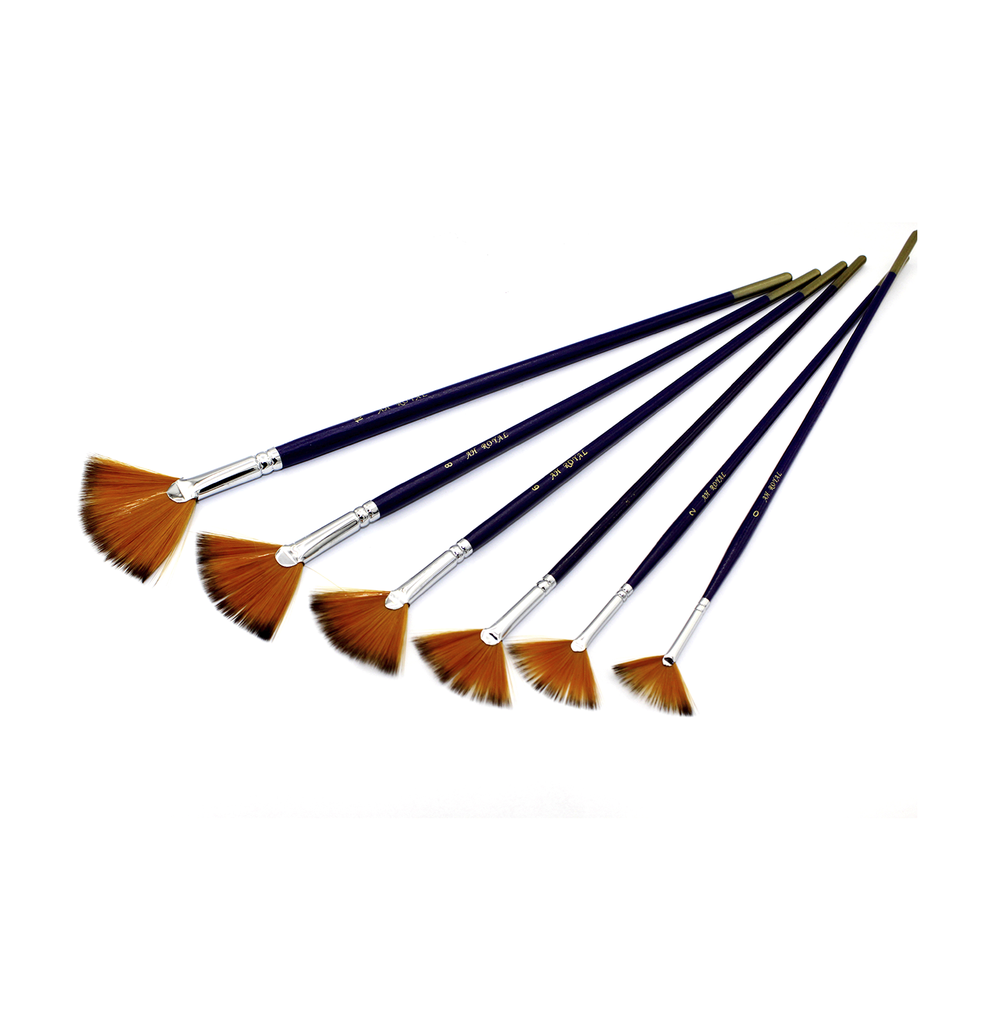 PINCEL AH ROYAL JUEGO ABANICO FINO X6 DISPLAY X10 [PAC20092]