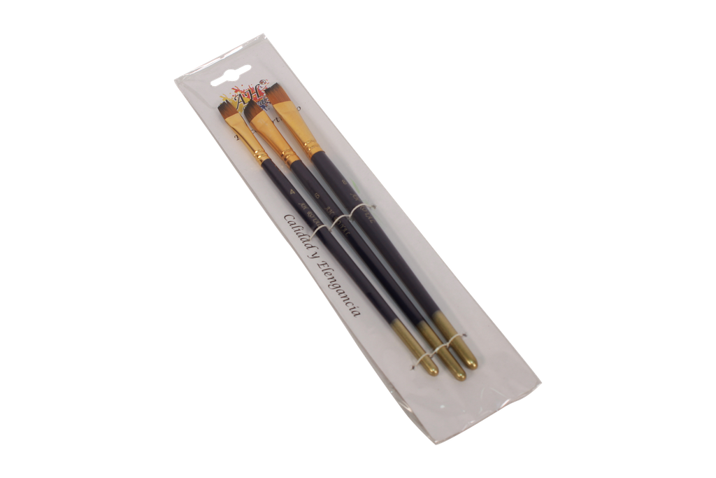 PINCEL AH ROYAL JUEGO HEXAGONAL X3 DISPLEY X10 No.4,6,8 [PAC20053-153]