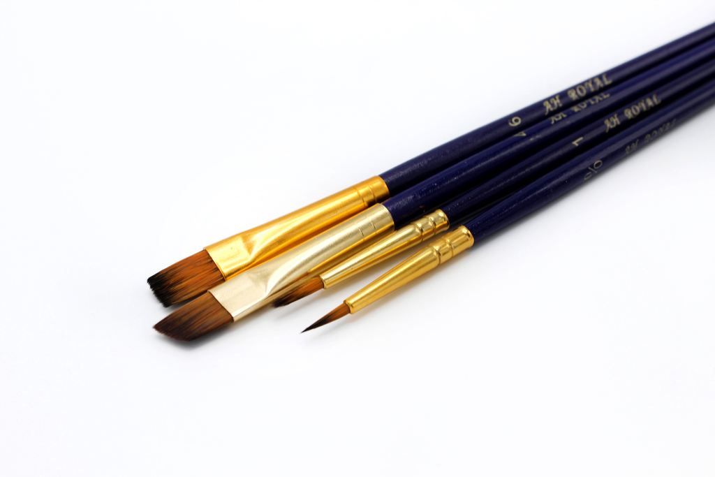 PINCEL AH ROYAL JUEGO X 4  No.0/0,1,4,6 DISPLEY X10 []