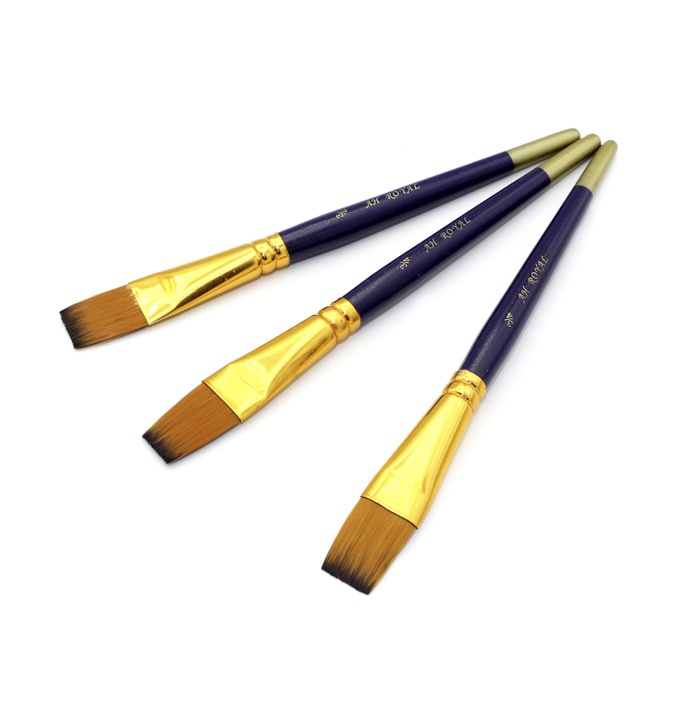 PINCEL AH ROYAL PLANO 3/4  X UNIDAD PAQUETE X 3 DISPLEY X10 [PAC20046]