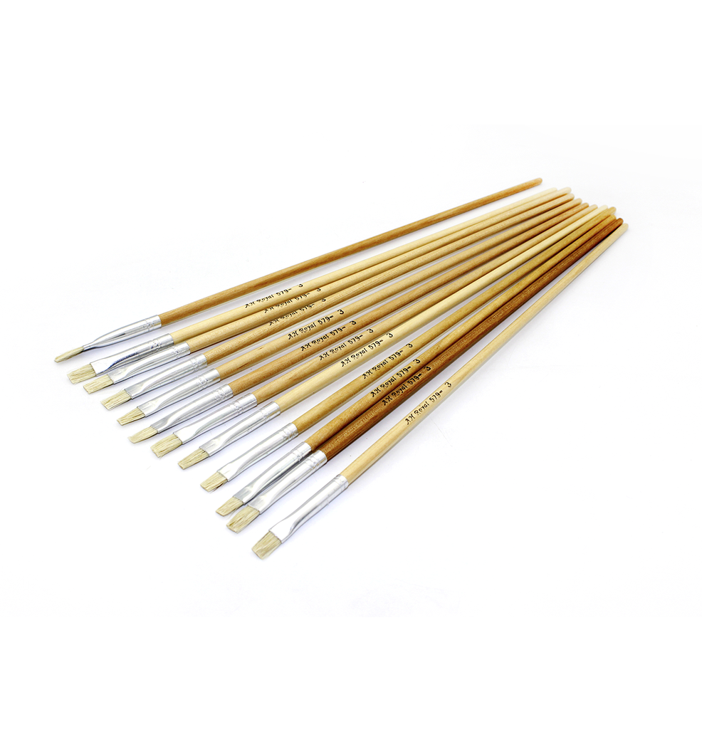 PINCEL CHINO AH ROYAL PLANO No.3 X DOCENA [PAC80084-1700 / PAC20003-1700]