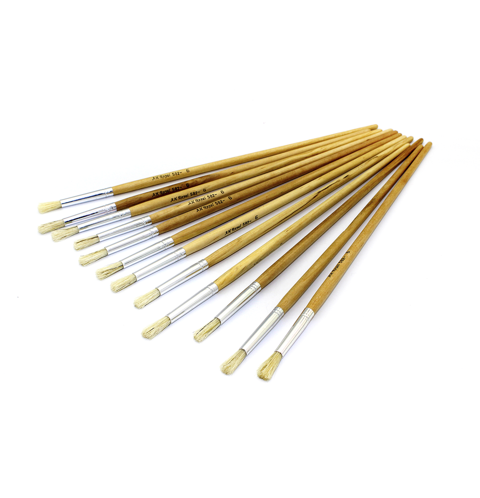 PINCEL CHINO AH ROYAL REDONDO No.6 X DOCENA [PAC20018-1715]