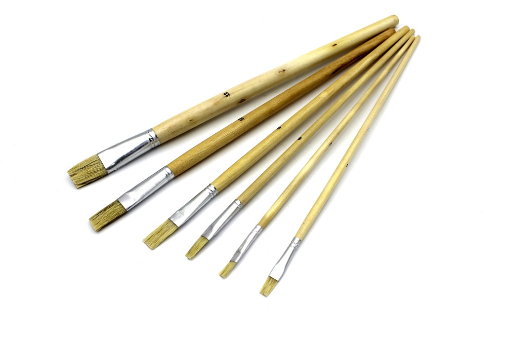 PINCEL CHINO PLANO JUEGO DEL 2 AL 12 X 6 UNIDADES [PAC70055-64]