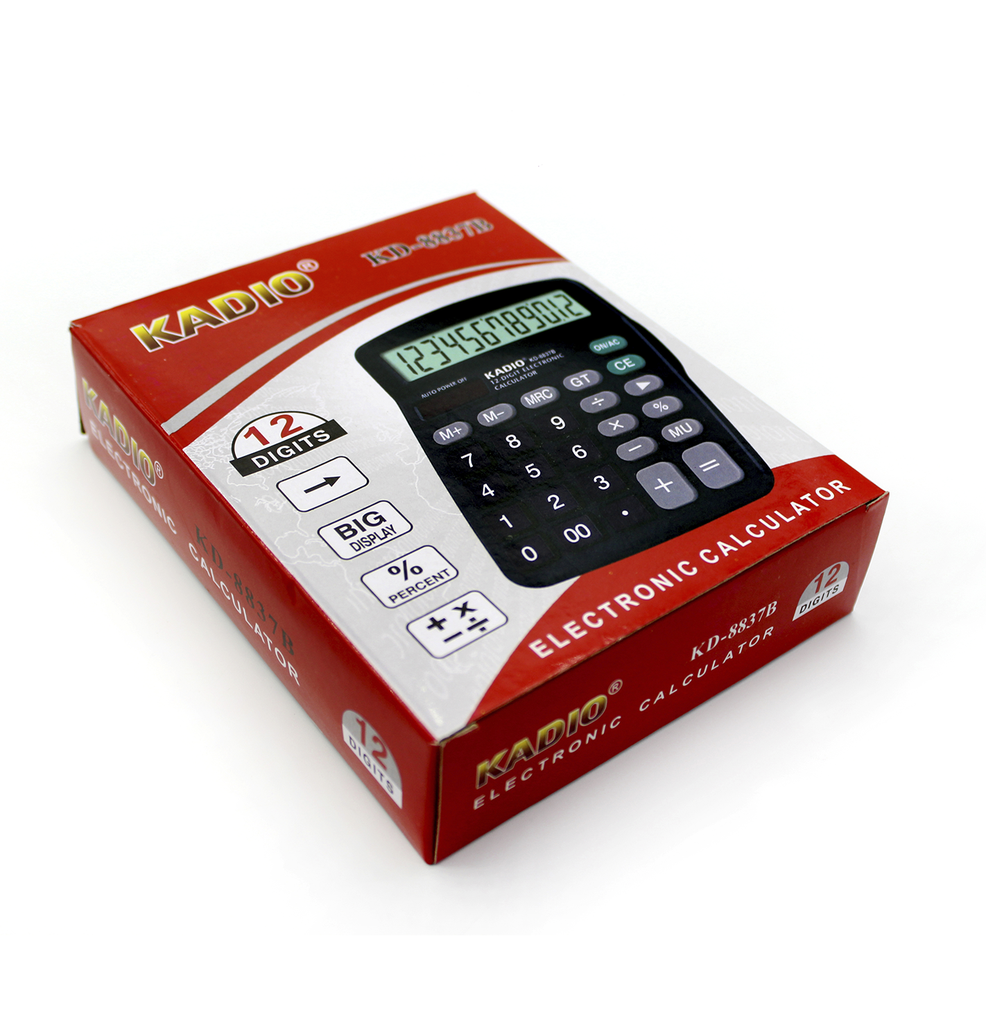 CALCULADORA 12 DIGITOS LZ SOLAR KD-8837B [PAC70624-4131]