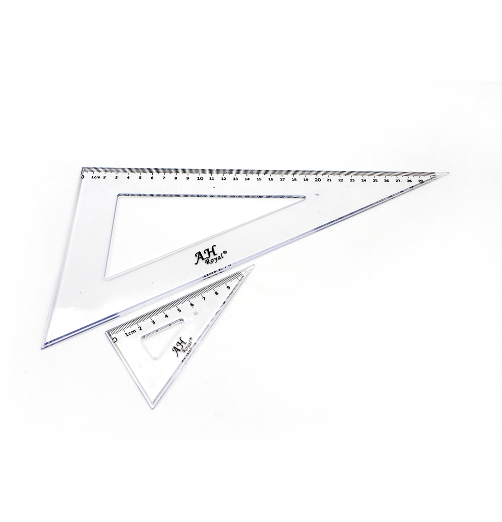 ESCUADRA AH ROYAL DE 31CM OBSEQUIO ESCUADRA DE 10CM  PACA X 200 [PAC2083]